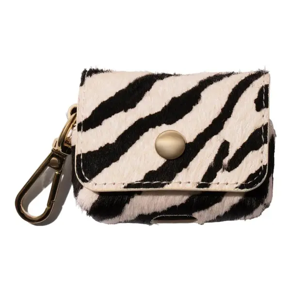 Airpods Clip On Pouch Zebra