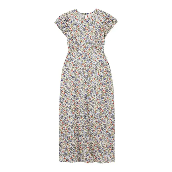 Rhodia Organic Cotton-Voile Midi Dress