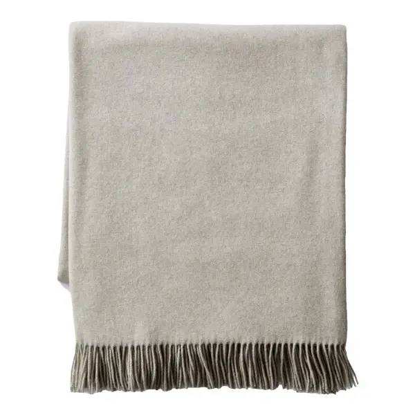 European Solid Cashmere Throw Blankets