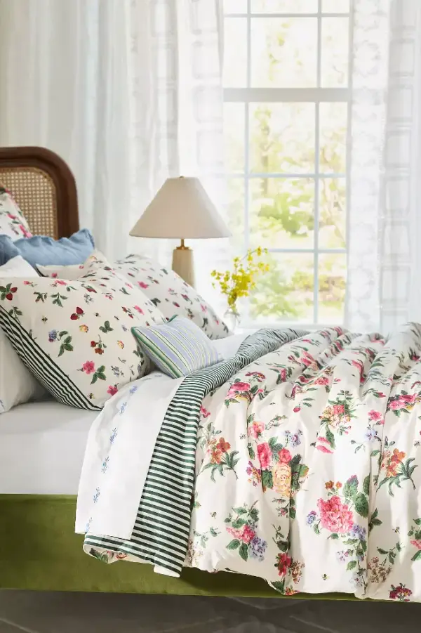The Printed Cotton-Slub Duvet