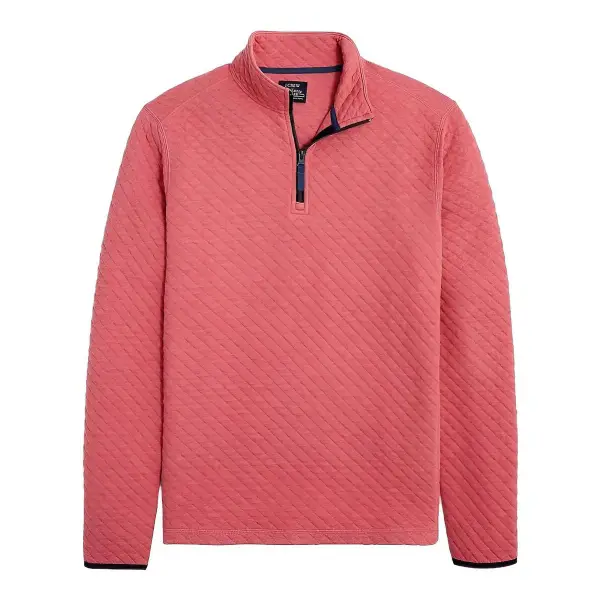 Quilted Half-zip