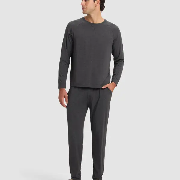 Men's Bamboo Stretch-Knit Long Sleeve