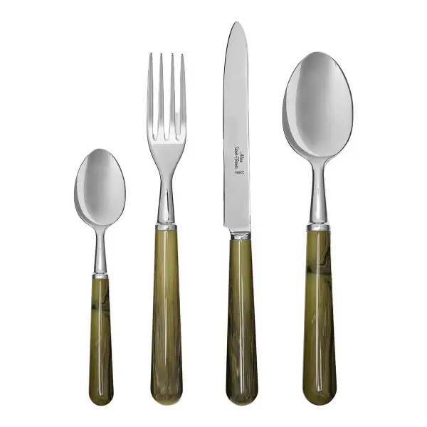 Marbled Resin Dinner Cutlery (set of 4 Pieces)
