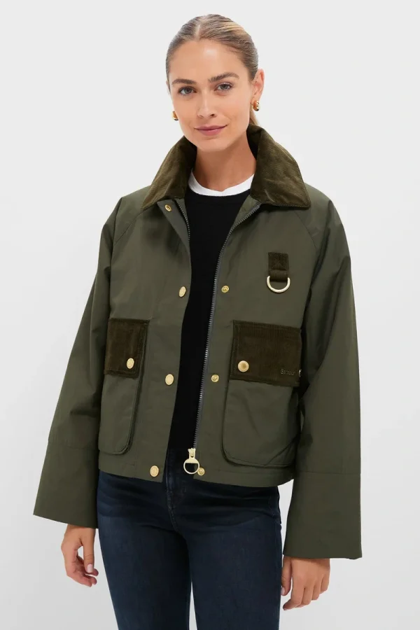 Olive Phoebe Casual Jacket