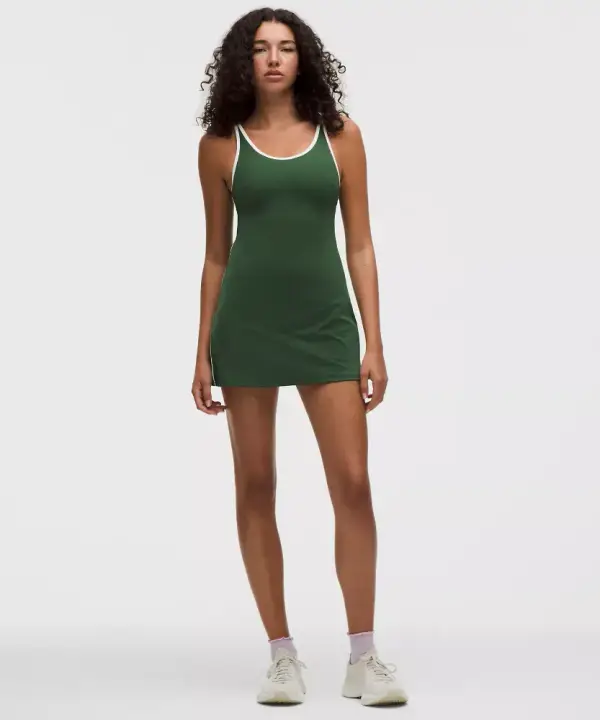 Scoop-Neck Cutout Tennis Dress