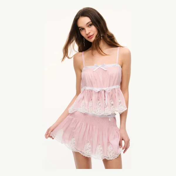 Marais Silk Habotai Mini Skirt