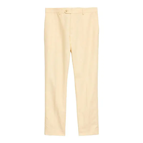Linen-Blend Suit Trouser