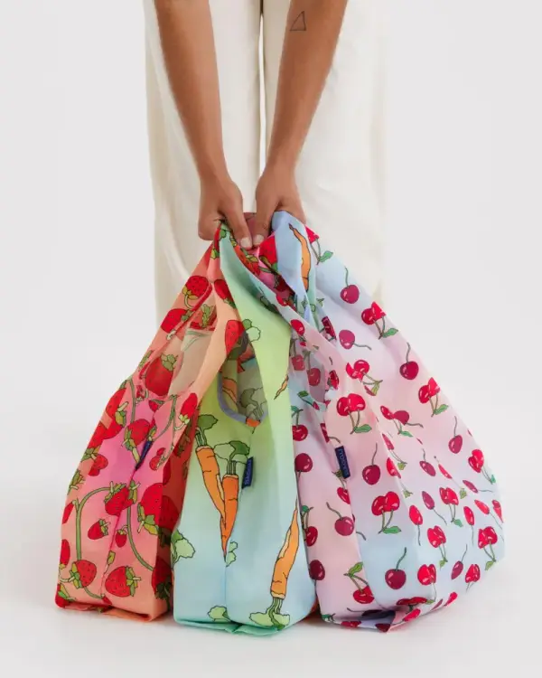 Standard Baggu Set of 3 - Carrots + Berries