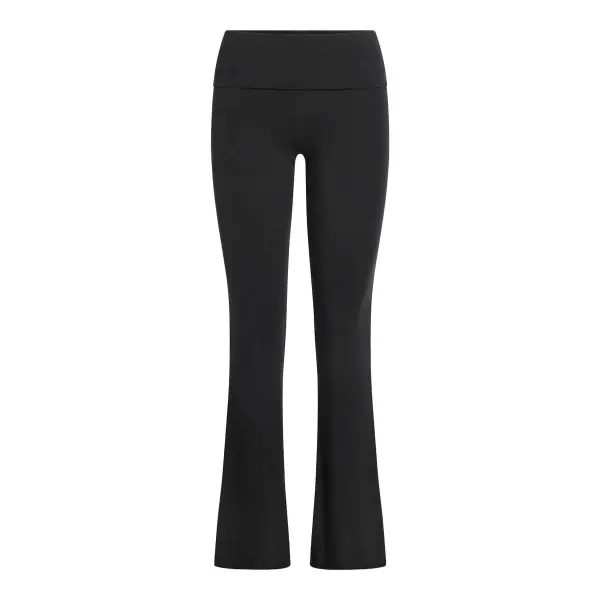 Cotton Jersey Foldover Pants