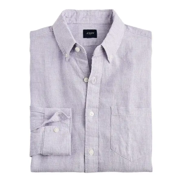 Classic-Fit Linen-Blend Shirt