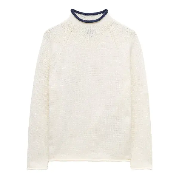 1988 Rollneck Sweater with Tipping