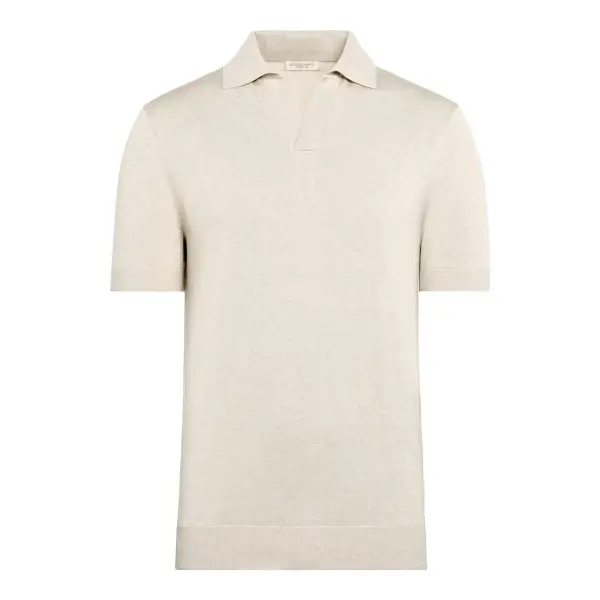Buttonless Polo Top