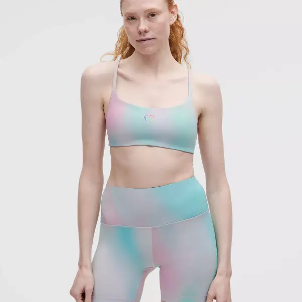 Wunder Train Strappy Racer Bra, Light Support, A/B Cup
