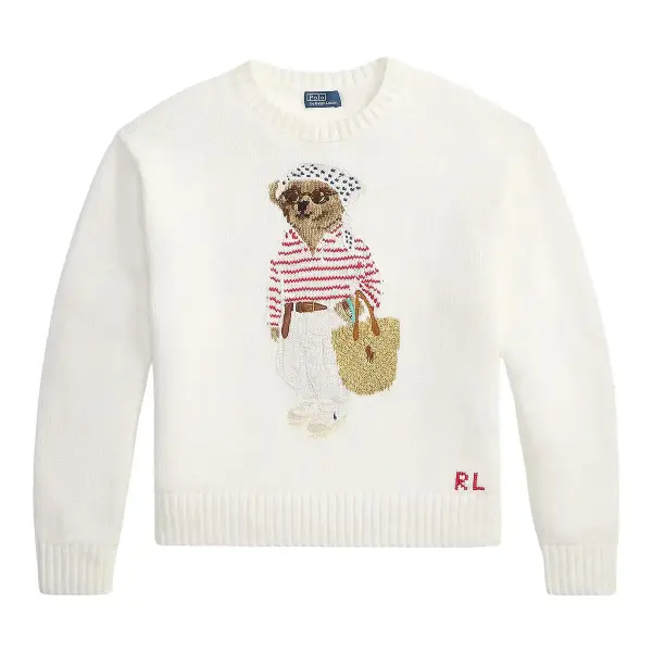 Polo Bear Cotton Sweater