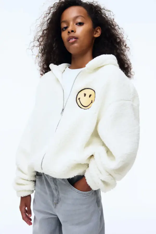 Hooded Teddy Fleece Jacket