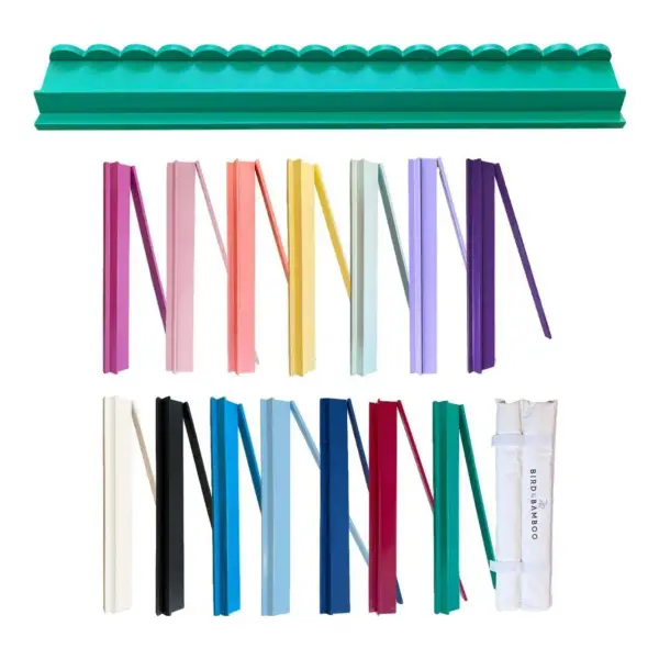 19 Inch Wooden Mahjong Rack Pusher Set With Rack Bag 