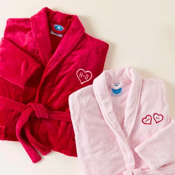 Custom Embroidered Sweetheart Robe