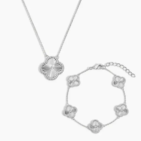 Icon Bracelet and Necklace Set of 2