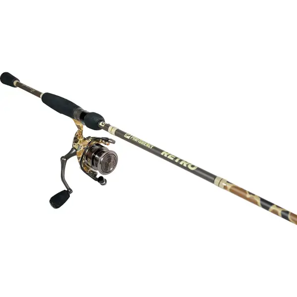 ProFISHiency Retro 7 ft M Freshwater Spinning Combo Reel