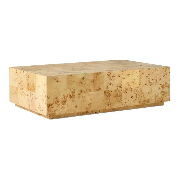 Volume Burl Coffee Table (50")