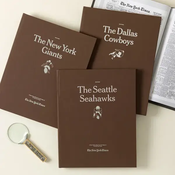 New York Times Custom Football Book