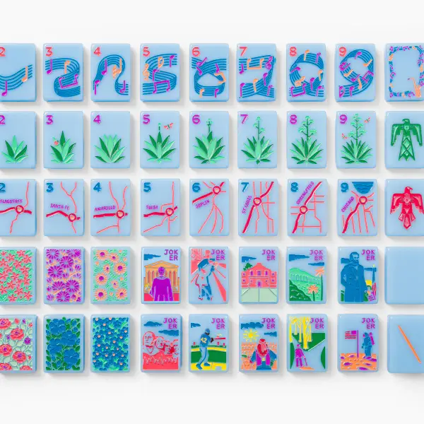 the Americana Line True Mahjong Tiles