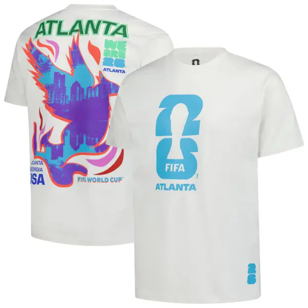 2026 FIFA World Cup Outerstuff Atlanta Host City Local Oversized T-Shirt - Cream