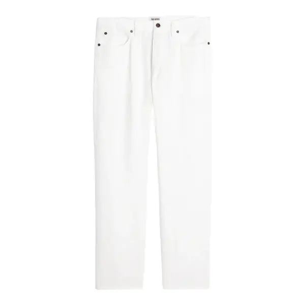 Straight Fit 5-Pocket Linen Pant