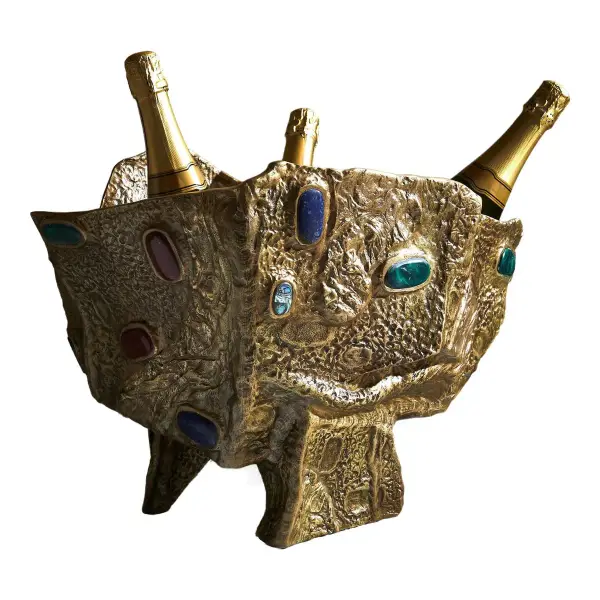 Tutti Frutti Brass Champagne Bucket