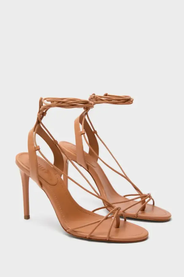 Earth Clay Demetria Wrap Heels