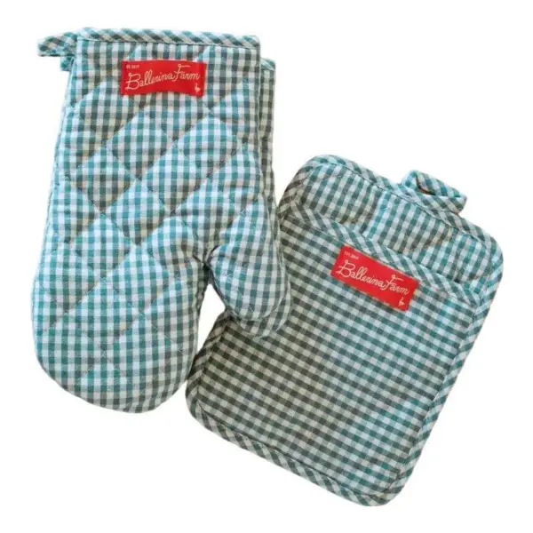Oven Mitts & Potholder Set