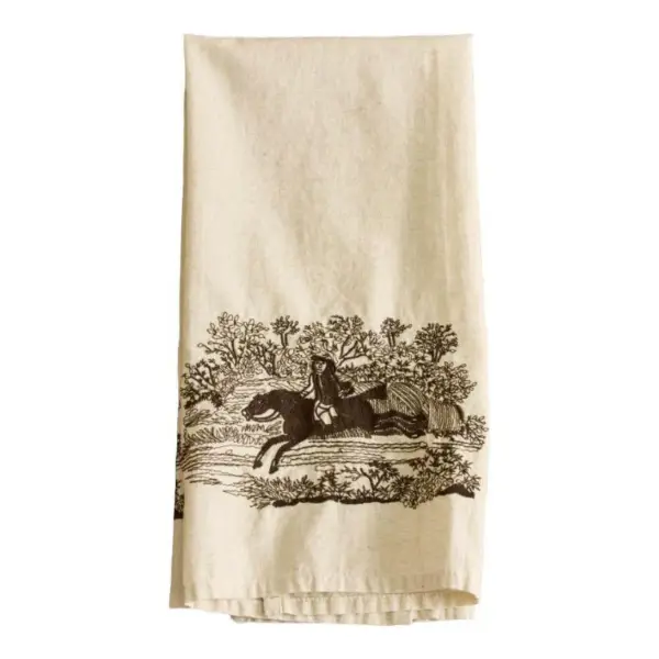 Lusitano Embroidered Hand Towel