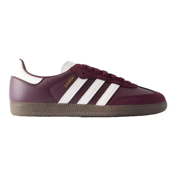 Samba OG Nubuck-Trimmed Leather Sneakers