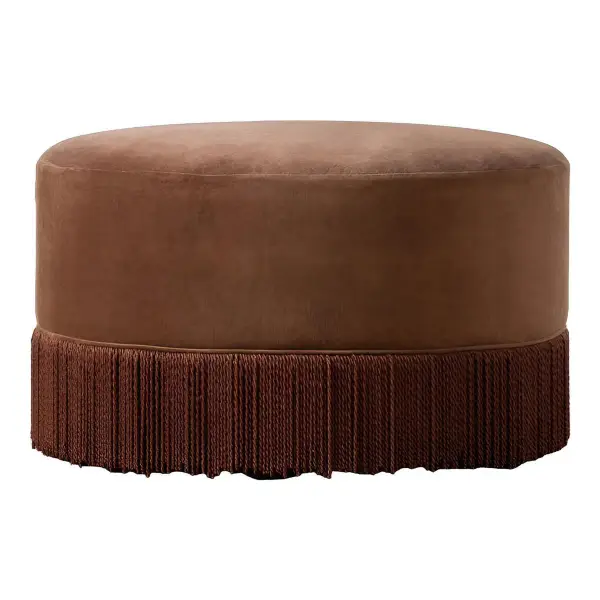 Astrid Fringe Ottoman