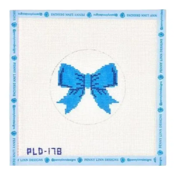 Beginner Bow Needlepoint Canvas
