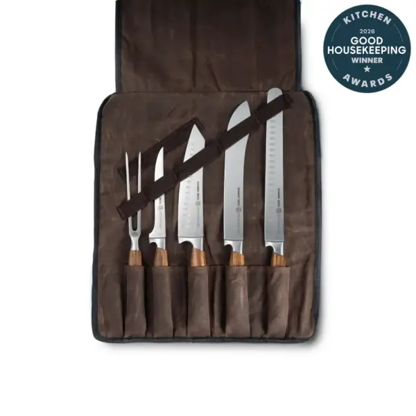 Zebra Wood, 6-Piece BBQ Knife Set