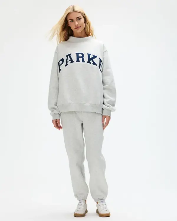 OG Varsity Mockneck - Classic Grey + Denim
