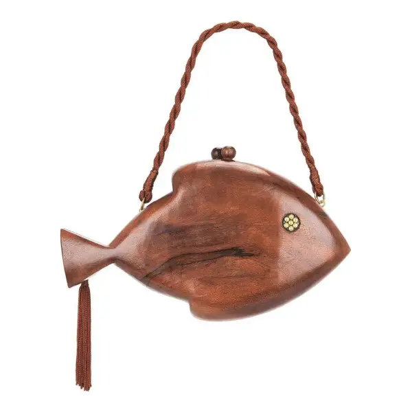Carved Fish Clutch
