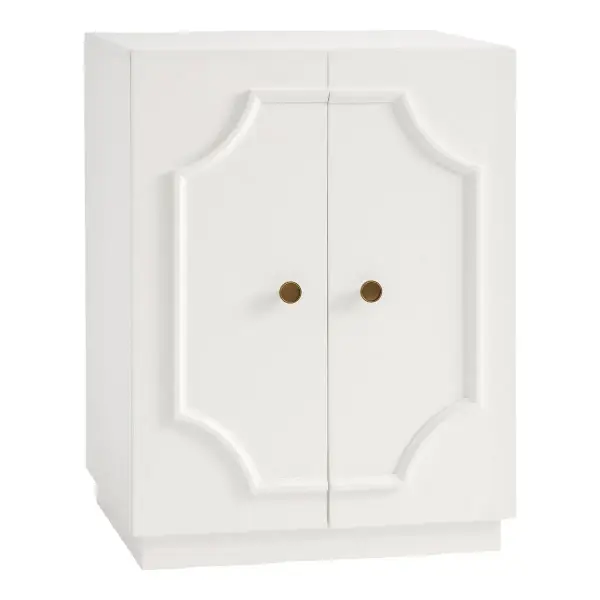 Dorm Polished Mini Fridge Cabinet (30")