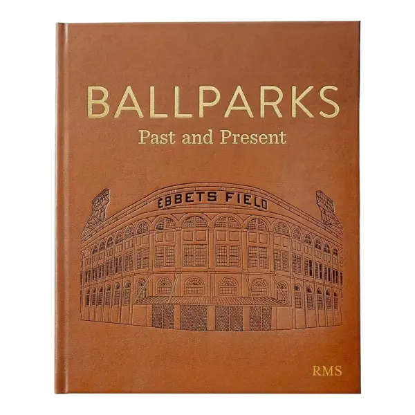 Leather Bound Ballparks Past And Present Book