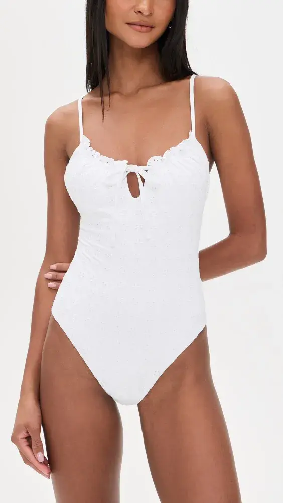 Polo Ralph Lauren Floral Eyelet One Piece | Shopbop