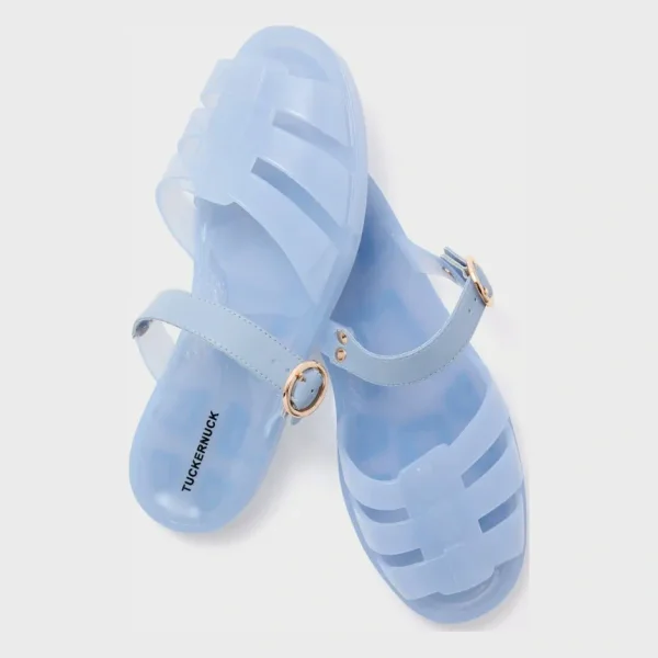 Blue Riley Jelly Sandals