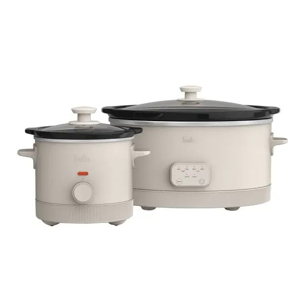 6-quart Programmable Slow Cooker with Additional 2-quart Slow Cooker Set