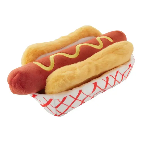 Hot Dog Interactive Snuffle Dog Toy