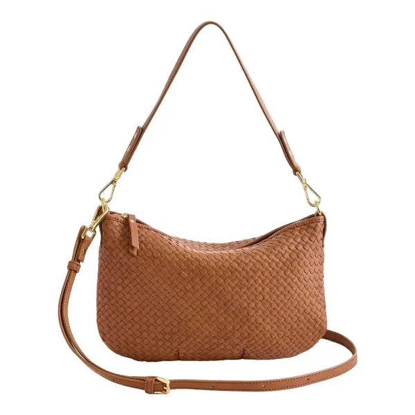 Italian Handwoven Leather Mini Shoulder Bag