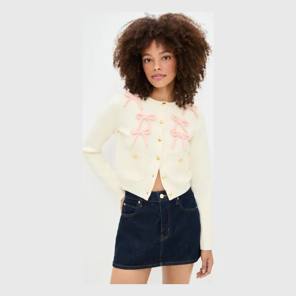 English Factory Bow Cardigan | Shopbop