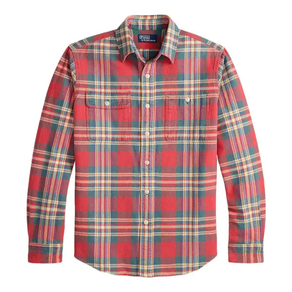 Classic Fit Plaid Flannel Workshirt