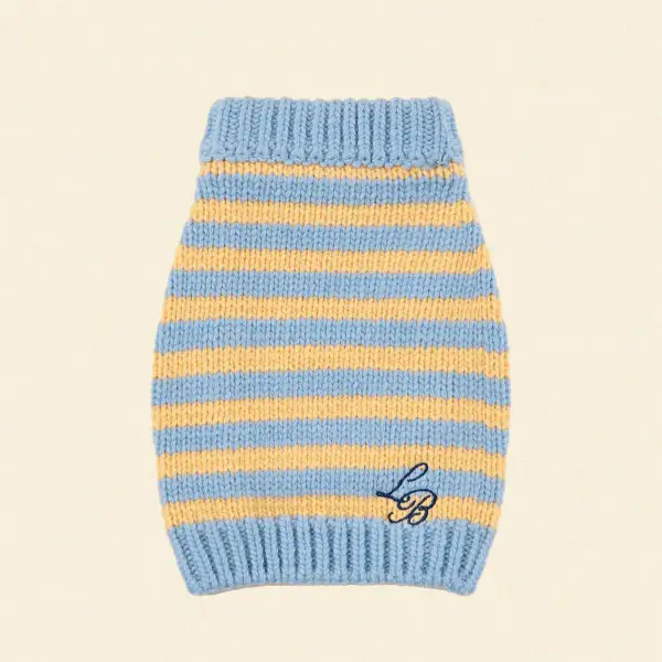 Stripe Sweater Blue Yellow