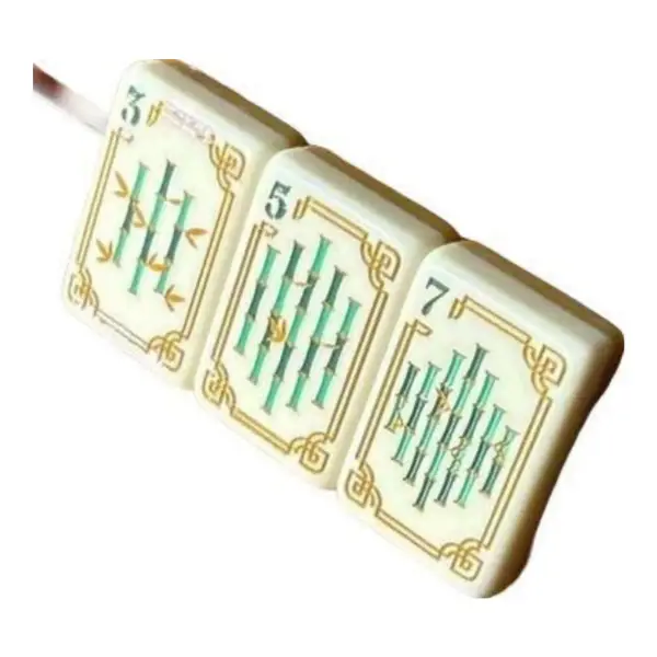 Blond Tortoise Mahjong Rack Set