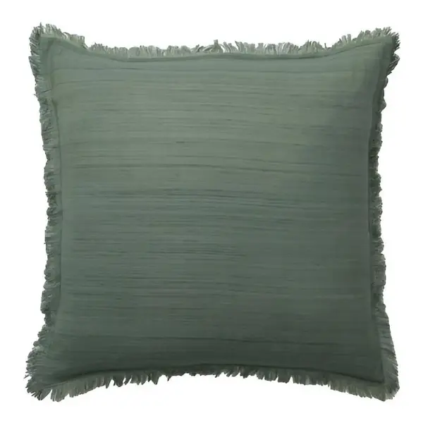 Abbey Silk Fringe Pillow Cover